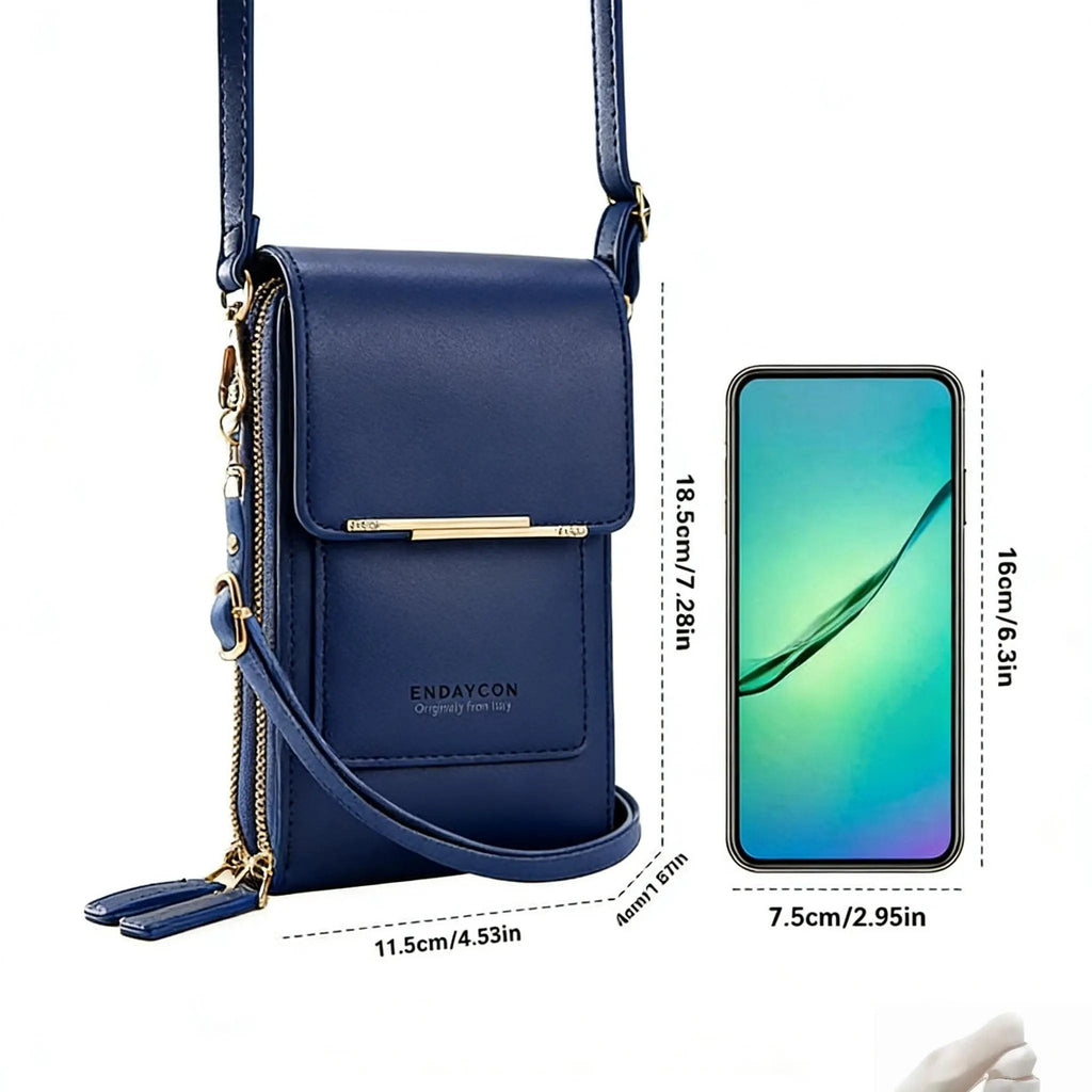 🏆Utolsó napi akció: 60% kedvezmény👜📱Egyszerű és elegáns, érintőképernyős, vállon hordható női mobiltelefon-tárca