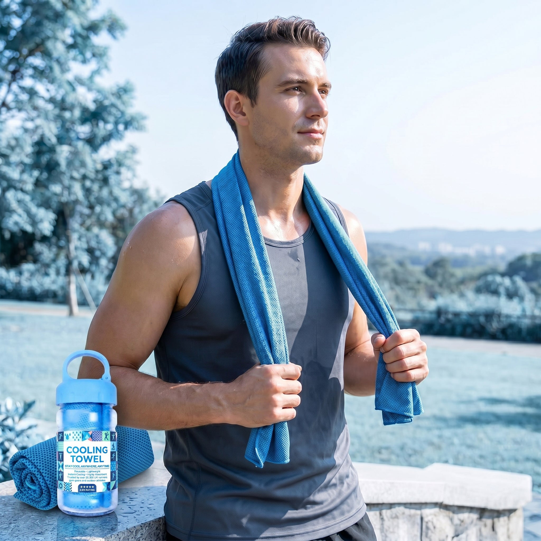 ⏰Utolsó nap: 1+1 ingyen❄💦Hideg izzadságtörlő, amit bárhol, bármikor használhatsz! Újrafelhasználható, puha, nedvszívó, hűsítő, hordozható – EU-kompatibilis!