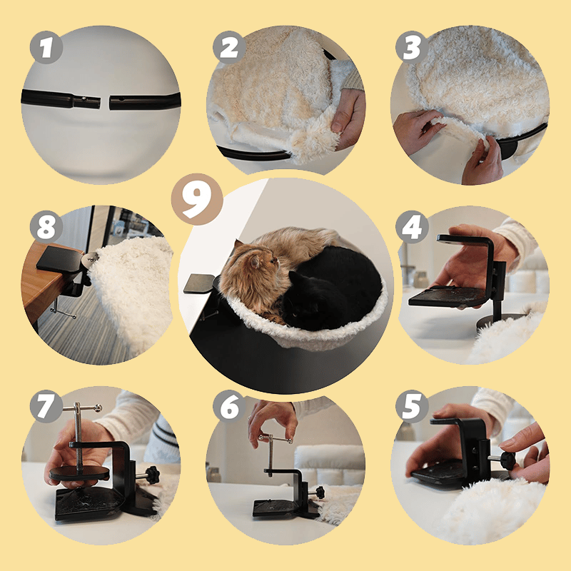 🐱Tartós, ergonómikus „macska” íróasztal-ágy távmunkások számára
