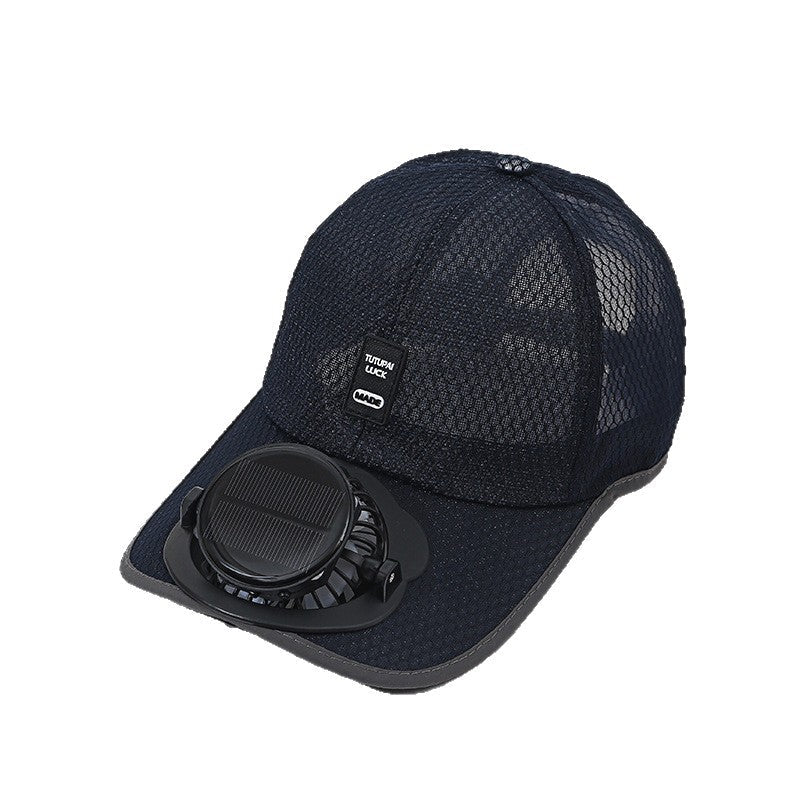 Napenergiával működő ventilátoros sapka
