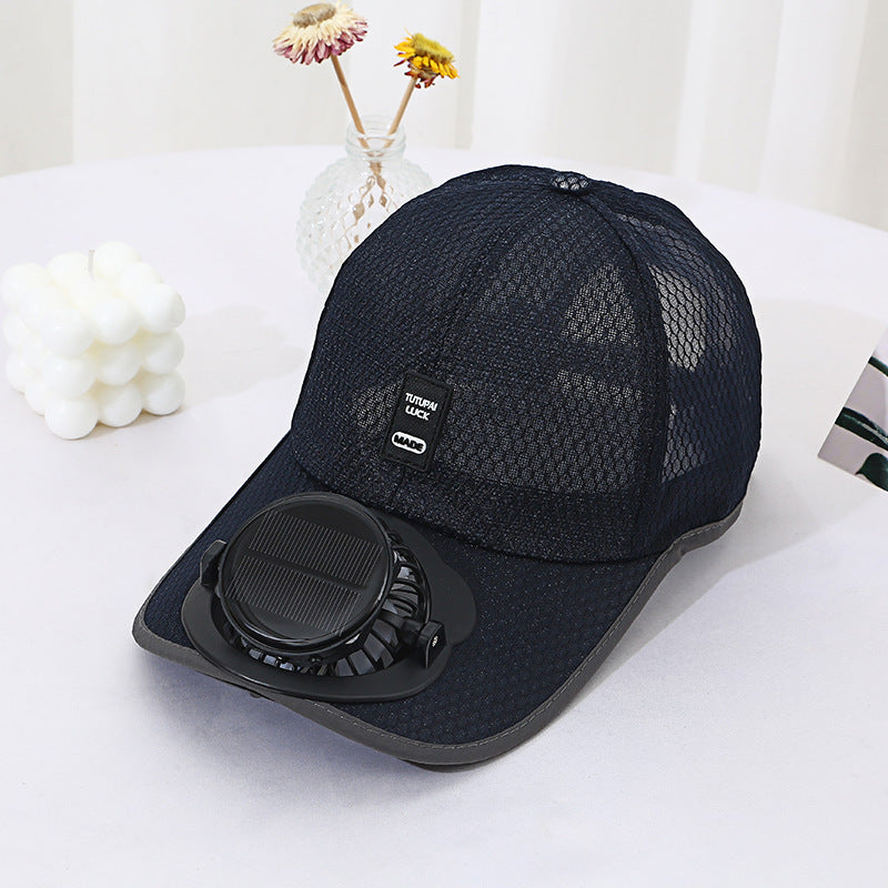 Napenergiával működő ventilátoros sapka