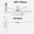 Csendes háztartási mini ventilátor világítással