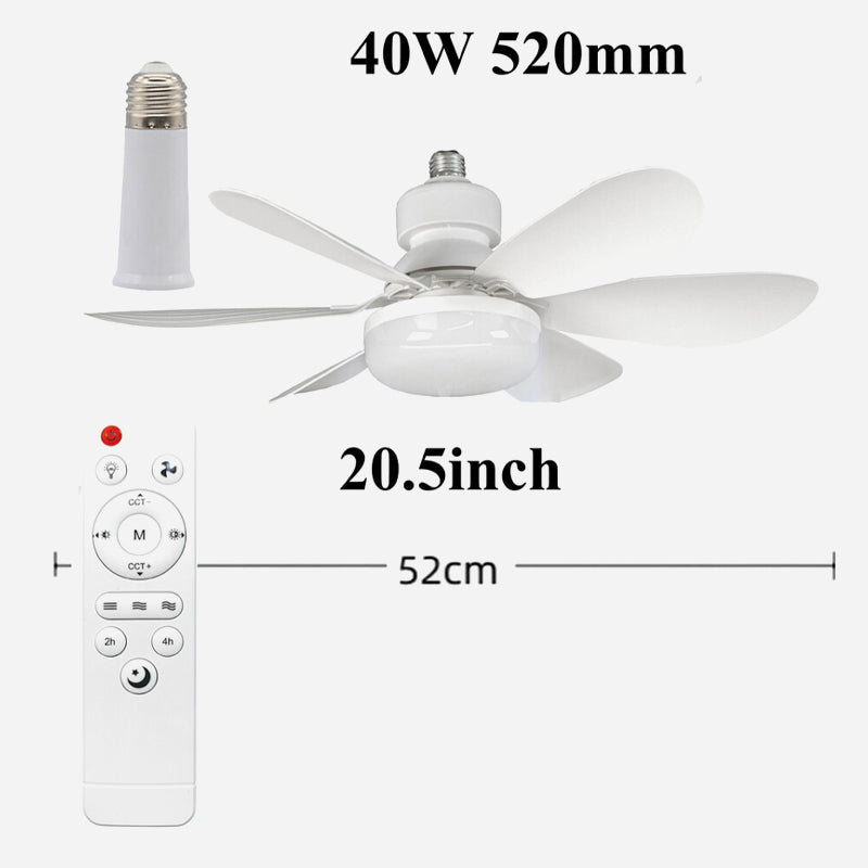 Csendes háztartási mini ventilátor világítással