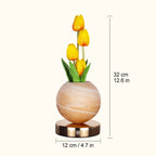 Álomszerű tulipános orchidea éjszakai lámpa – romantikus éjjeliszekrény-lámpa