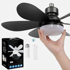 Csendes háztartási mini ventilátor világítással