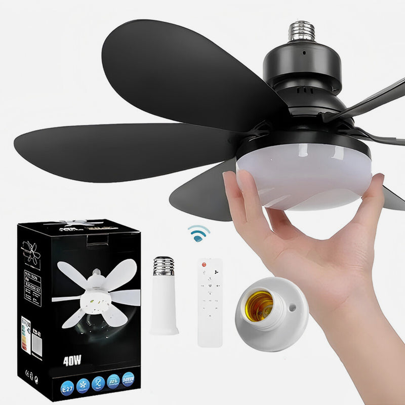 Csendes háztartási mini ventilátor világítással
