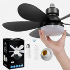Csendes háztartási mini ventilátor világítással