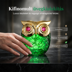 🦉 MOST 50% KEDVEZMÉNY! 🌙 Mystical Eau de Parfum – Titokzatos illat és elegáns bagoly alakú üveg – Hosszú hatástartamú, tökéletes ajándéknak vagy egyedi stílus kialakításához 💎✨
