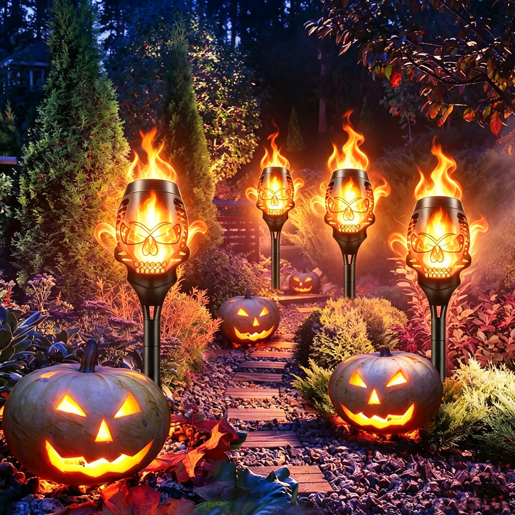 🔥Halloween-korai foglalási kedvezmény: 50% KEDVEZMÉNY🔥Halloween-napelemes koponya alakú lámpák💀