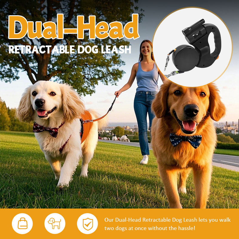 Kétvégű, behúzható kutyapóráz
