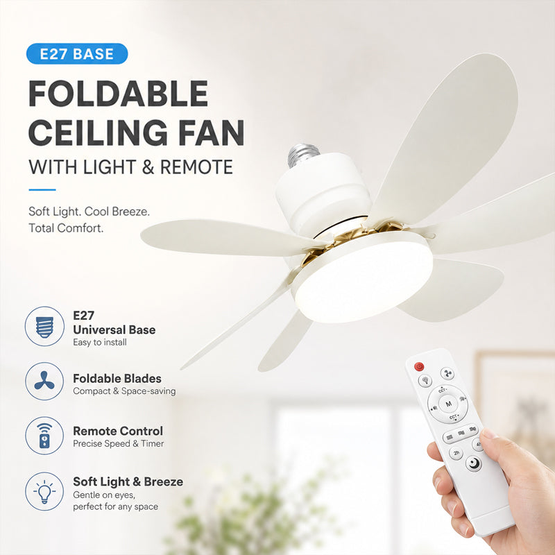 Csendes háztartási mini ventilátor világítással