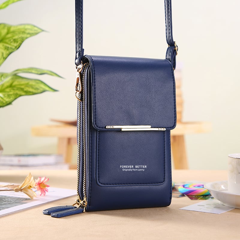 🏆Utolsó napi akció: 60% kedvezmény👜📱Egyszerű és elegáns, érintőképernyős, vállon hordható női mobiltelefon-tárca