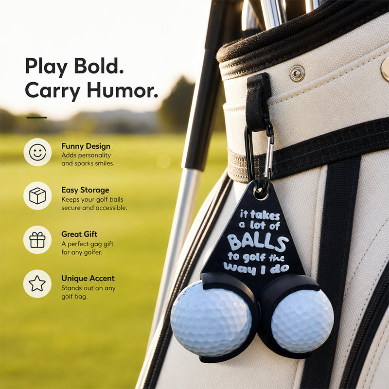Golfgolyó-tartó Vicces golfajándékok Golfgolyó-tartó Golfozóknak szóló ajándékok