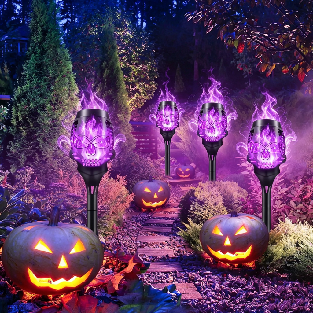 🔥Halloween-korai foglalási kedvezmény: 50% KEDVEZMÉNY🔥Halloween-napelemes koponya alakú lámpák💀