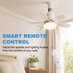Csendes háztartási mini ventilátor világítással
