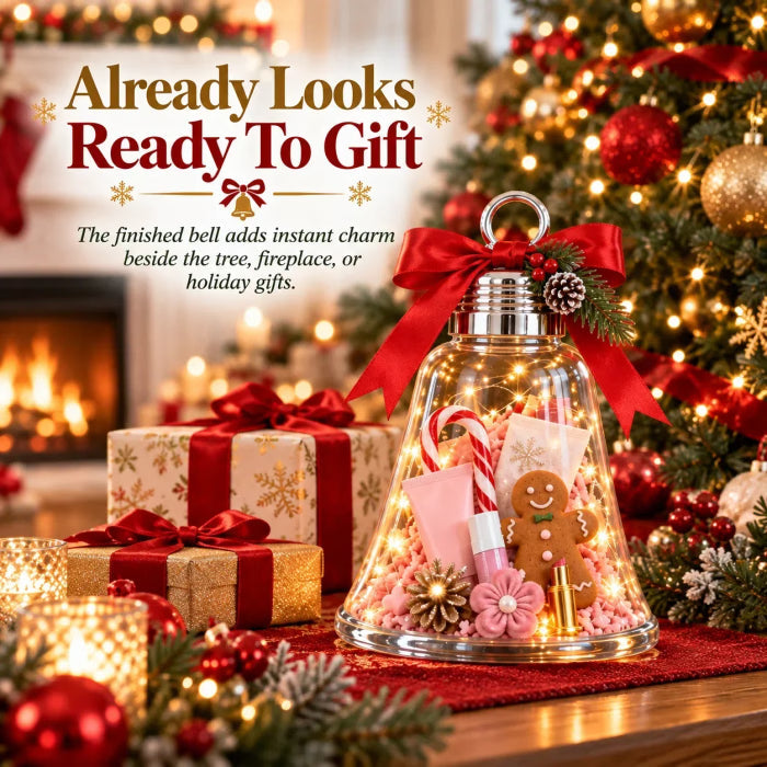 🎄🎁Készítsd el magad: karácsonyi csengő ajándékdoboz