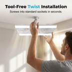 📢📢 ⏰Modern 2 az 1-ben LED mennyezeti ventilátor lámpával