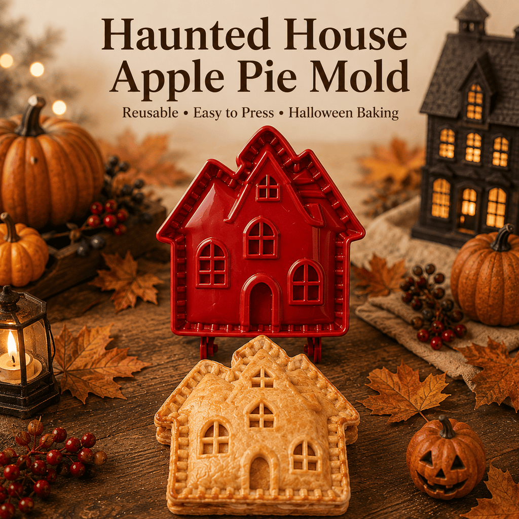 🎃 8 darabos halloweeni mini kézi piteformákból álló készlet
