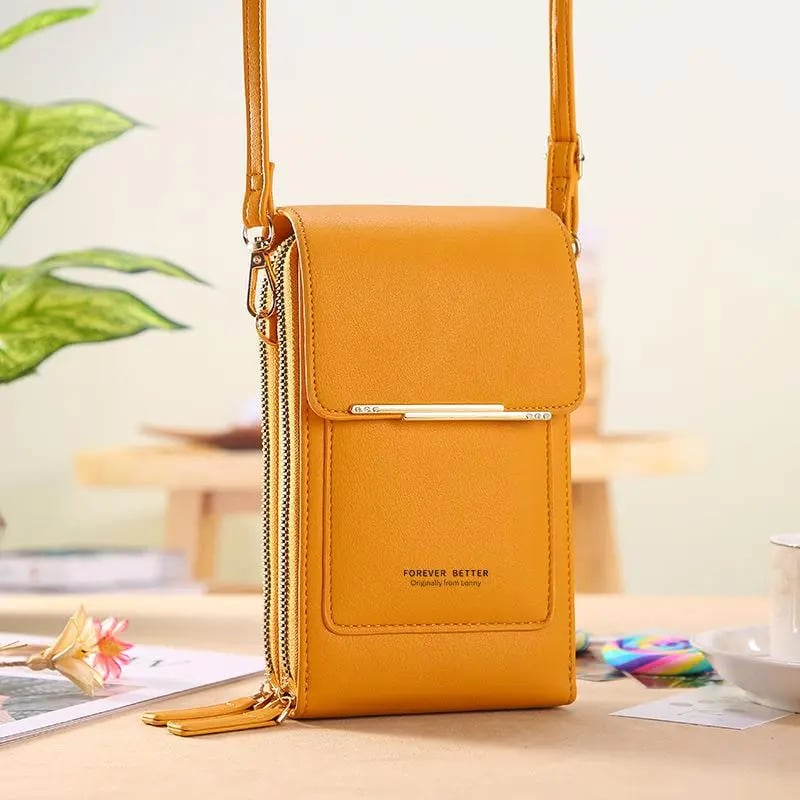 🏆Utolsó napi akció: 60% kedvezmény👜📱Egyszerű és elegáns, érintőképernyős, vállon hordható női mobiltelefon-tárca
