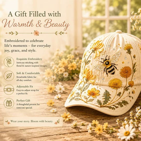 🔥Utolsó nap – 50% kedvezmény 🌸🌿 Garden Morning Cap