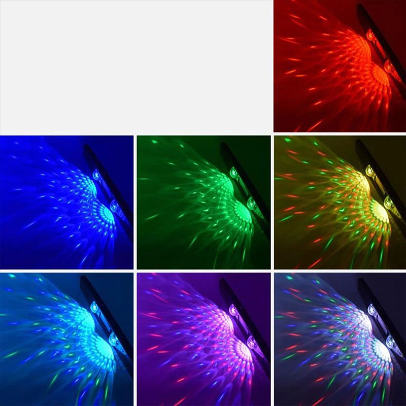 Autó belső hangulatvilágítás – USB-töltésű, színes LED-es díszvilágítás