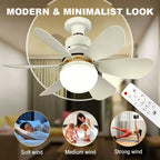 Csendes háztartási mini ventilátor világítással