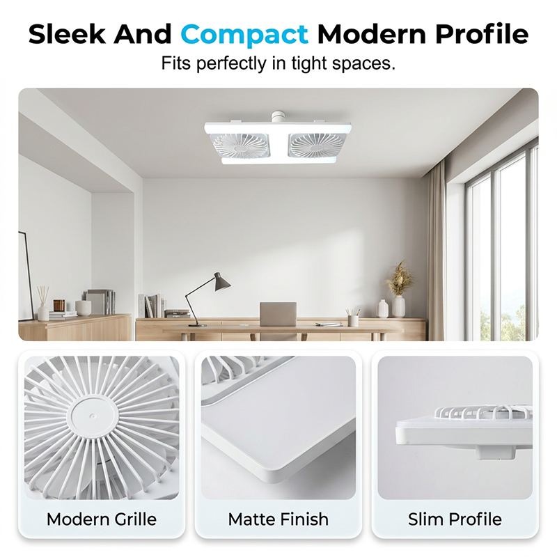 📢📢 ⏰Modern 2 az 1-ben LED mennyezeti ventilátor lámpával
