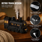 🚂 300 ml-es „Vintage Steam Train” aromaterápiás illatdiffúzor