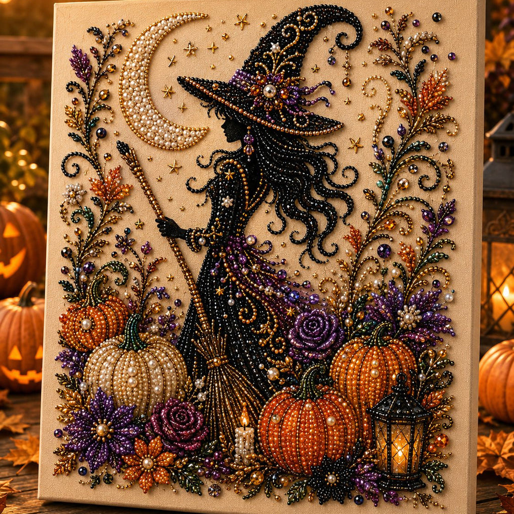 👻✨ Halloween gyöngyös kézműves készlet – Varázsold a pici gyöngyöket kísértetiesen aranyos alkotásokká!