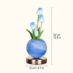 Álomszerű tulipános orchidea éjszakai lámpa – romantikus éjjeliszekrény-lámpa