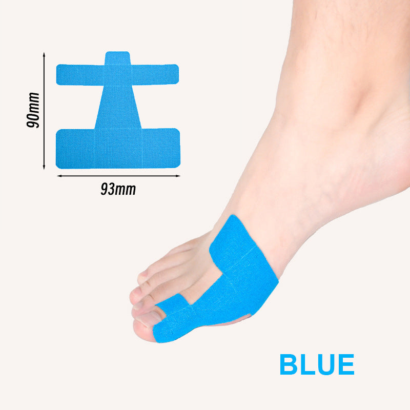 Előre kivágott hallux valgus korrekciós kineziológiai tapasz