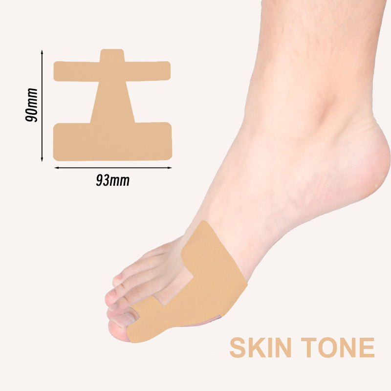 Előre kivágott hallux valgus korrekciós kineziológiai tapasz