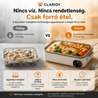 📢📢 Most 50% kedvezmény! 🍱⚡ Önmelegítő hordozható elektromos ételtartó 🔋🌡️