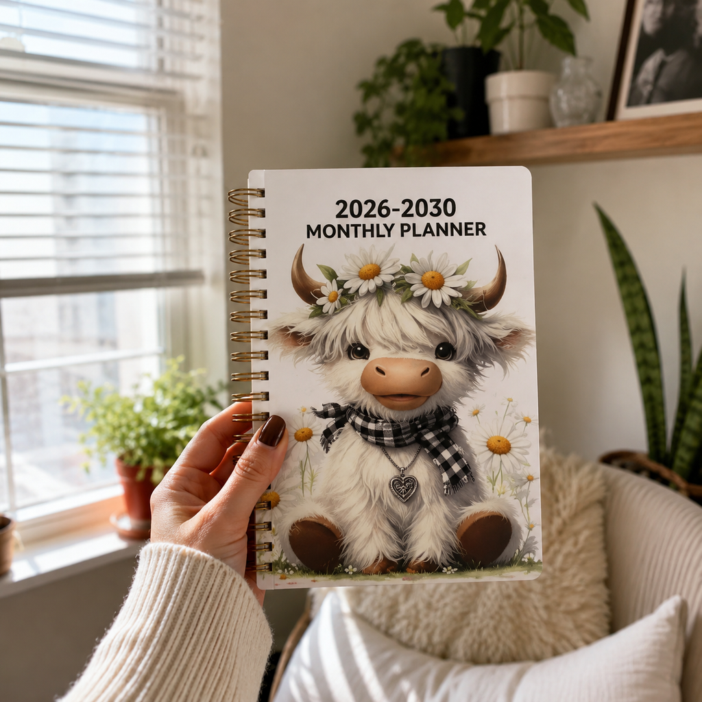 „Highland Cattle” témájú projektkönyv