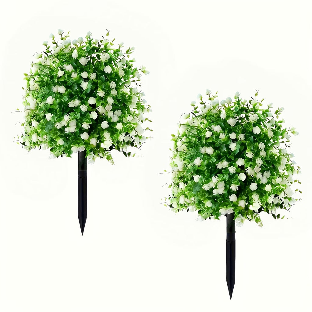 🌸Műfák cserépben, talajba szúrható rögzítőkarókkal