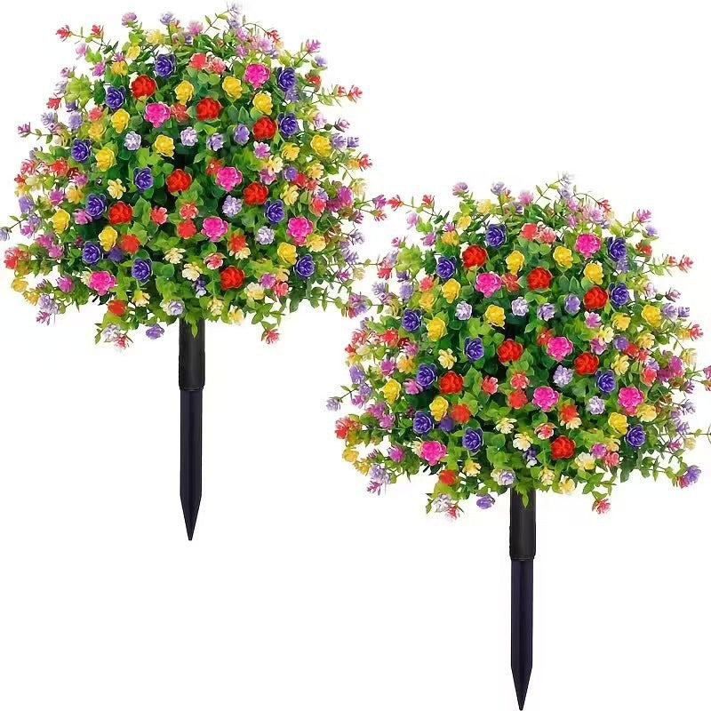 🌸Műfák cserépben, talajba szúrható rögzítőkarókkal
