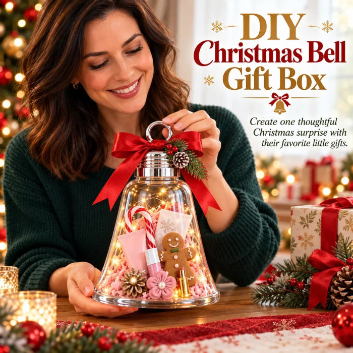 🎄🎁Készítsd el magad: karácsonyi csengő ajándékdoboz
