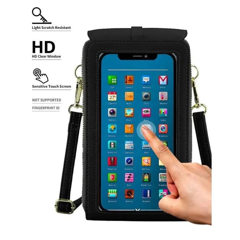 🏆Utolsó napi akció: 60% kedvezmény👜📱Egyszerű és elegáns, érintőképernyős, vállon hordható női mobiltelefon-tárca