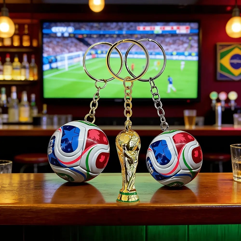 2026-os FIFA világbajnokság (USA–Mexikó–Kanada) kulcstartó: Vidd magaddal a játék szellemét bárhová ✨