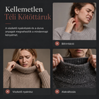 【S–3XL】🔥Oversize pulóver kötött gallérral