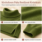 【S–3XL】🔥Oversize pulóver kötött gallérral
