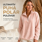 【S-3XL】🎀Rendkívül puha, polár anyagú, félig cipzáras pulóver