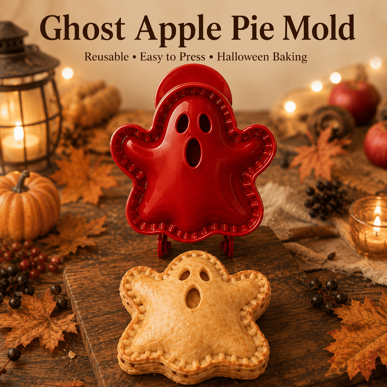 🎃 8 darabos halloweeni mini kézi piteformákból álló készlet