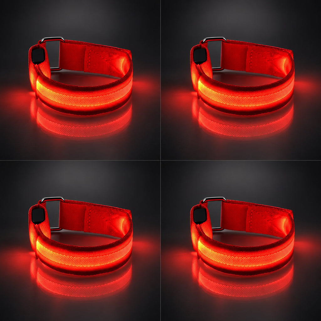 🐎 LED-es lábpántok lovakhoz – 4 darabos csomag | Újratölthető, éjszakai lovagláshoz készült biztonsági lámpák ✨