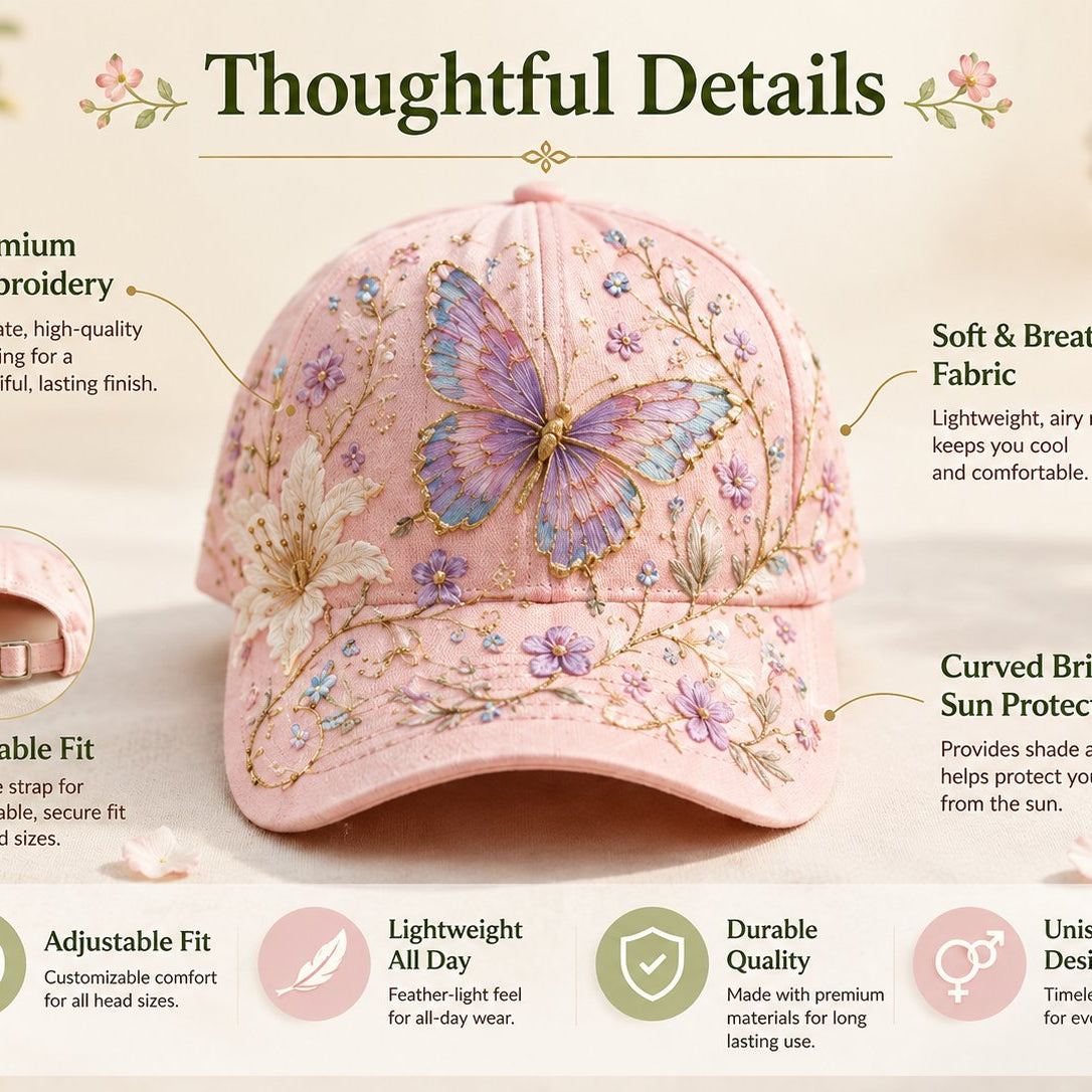🔥Utolsó nap – 50% kedvezmény 🌸🌿 Garden Morning Cap