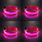 🐎 LED-es lábpántok lovakhoz – 4 darabos csomag | Újratölthető, éjszakai lovagláshoz készült biztonsági lámpák ✨