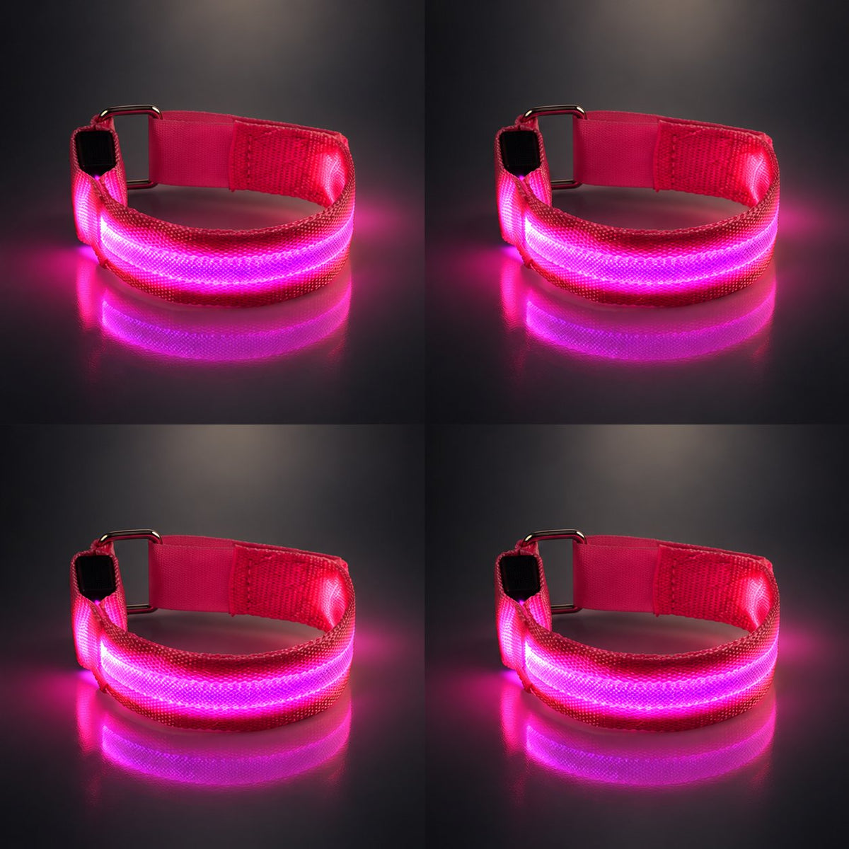 🐎 LED-es lábpántok lovakhoz – 4 darabos csomag | Újratölthető, éjszakai lovagláshoz készült biztonsági lámpák ✨