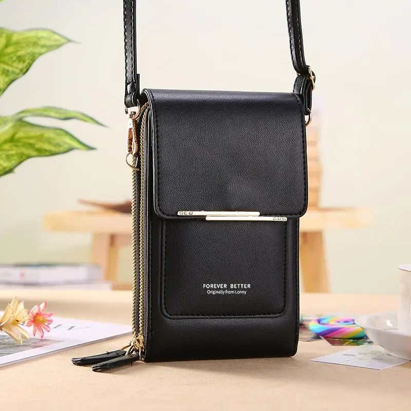 🏆Utolsó napi akció: 60% kedvezmény👜📱Egyszerű és elegáns, érintőképernyős, vállon hordható női mobiltelefon-tárca