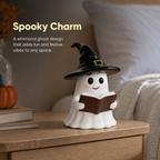 Halloween-i szellem gitár éjszakai lámpa és asztali dísz