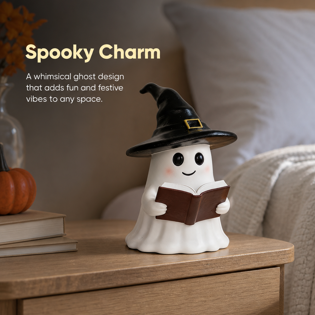 Halloween-i szellem gitár éjszakai lámpa és asztali dísz